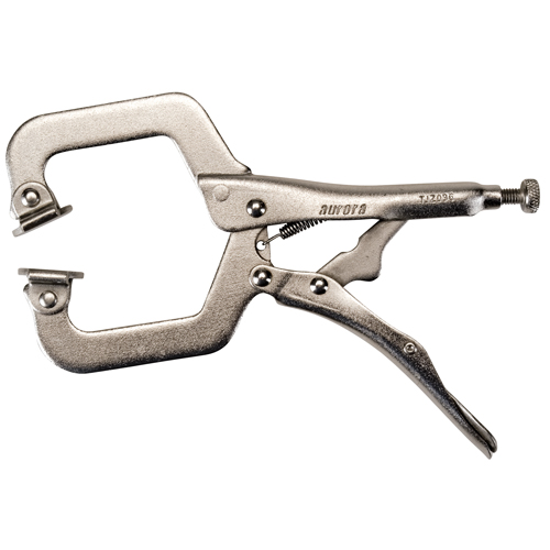 Locking Pliers with Swivel Pads, 6" Length, C-Clamp NRZ Safety Inc.
