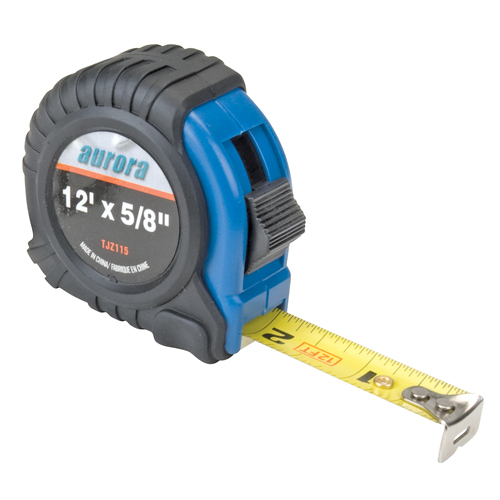 Ruban &agrave; mesurer, 5/8" x 12', Marques de goujon po/pi NRZ Safety Inc.