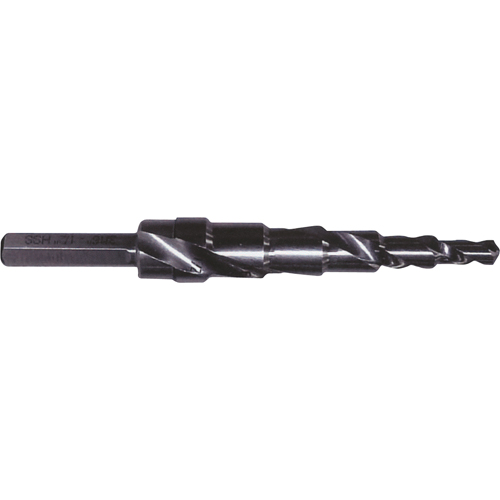 Progressive Step Drill, 1/8" - 1/2" , 1/32" Increments, High Speed Steel NRZ Safety Inc.