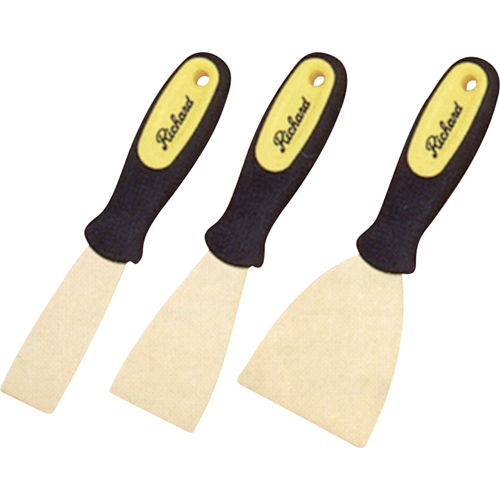 Stiff Wall Scrapers, 1-1/4", Brass Blade NRZ Safety Inc.