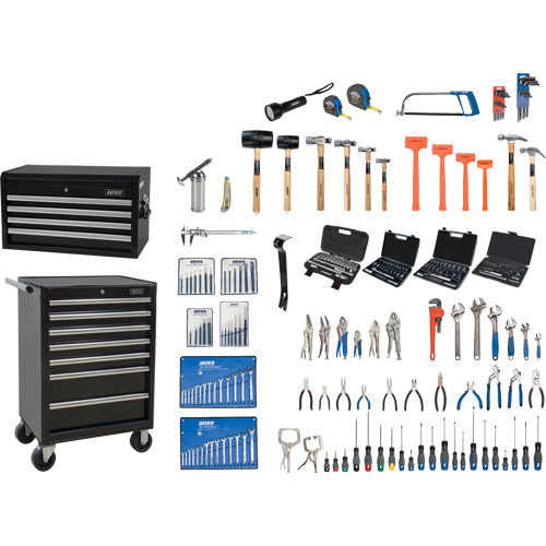 Master Tool Set with Steel Chest and Cart, 236 Pieces NRZ Safety Inc.