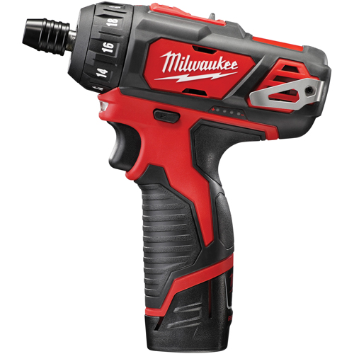 Ensemble tournevis hexagonaux &agrave; 2 vitesses M12, 1/4", 12 V, 275 lb-po couple max., Lithium-ion bloc-pile NRZ Safety Inc.