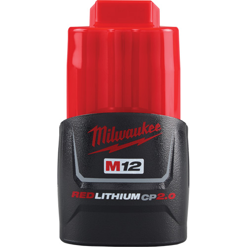 M12 Redlithium 2.0 Battery, Lithium-Ion, 12 V, 2 A NRZ Safety Inc.