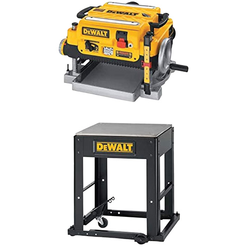 2-Speed Thickness Planer with Stand, 19-3/4" W x 22-1/2" L x 13-1/2" H, 20000 RPM No Load Speed NRZ Safety Inc.