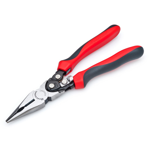 Pro Series Dual Material Long Nose Compound Action Cutting Pliers, 9" L NRZ Safety Inc.