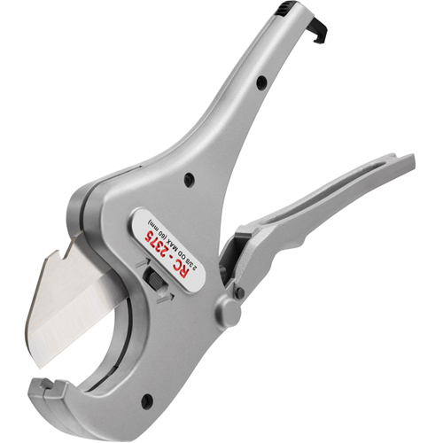 Ratchet Action Plastic Pipe & Tubing Cutter #RC-2375, 1/8" - 2-3/8" Capacity NRZ Safety Inc.