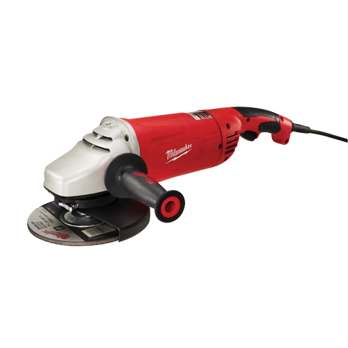 Non-Lock On Large Angle Grinder with Trigger Grip, 7"/9", 120 V, 15 A, 6000 RPM NRZ Safety Inc.