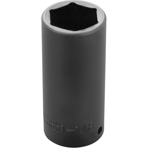 Socket, Impact, 1-1/8", 1/2" Drive, 6 Points, Deep NRZ Safety Inc.