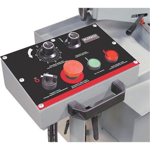 Scies &agrave; ruban &agrave; pivot &agrave; vitesse variable pour le m&eacute;tal, Horizontal, Capacit&eacute; de coupe Rond 10" et rectangulaire 10" x 18" NRZ Safety Inc.