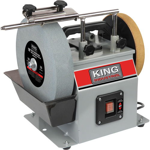 Wet/Dry Sharpener, 10" Wheel Diameter, 1/4 HP, 115 RPM NRZ Safety Inc.