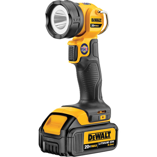 Max Work Light, LED, 110 Lumens, 11 Hrs. Run Time, Rechargeable Battery, Plastic NRZ Safety Inc.