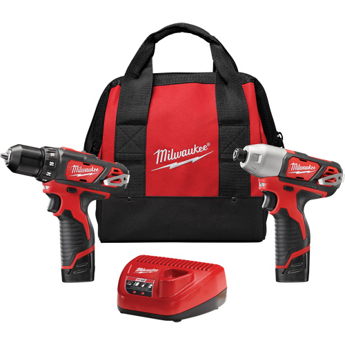 Ensemble deux outils sans fil combin&eacute;s M12, Lithium-ion, 12 V NRZ Safety Inc.
