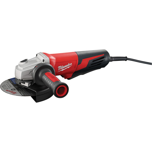 Small Paddle No-Lock Angle Grinder, 6", 120 V, 13 A, 9000 RPM NRZ Safety Inc.
