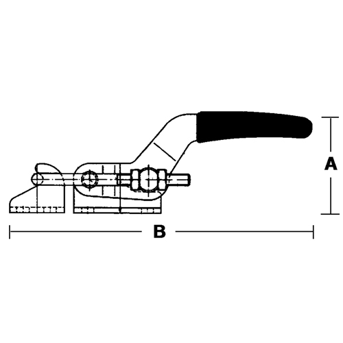 Latch Clamps - 300 Series, 360 lbs. Clamping Force NRZ Safety Inc.