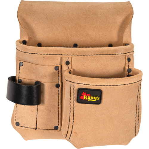 Half Carpenter Apron, Multiple Tool Holder, Leather, 4 Pockets NRZ Safety Inc.