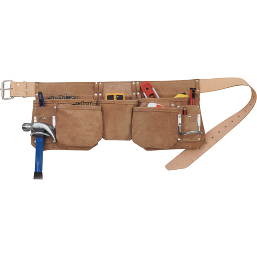 Journeyman Carpenter Aprons, Leather, Tan NRZ Safety Inc.
