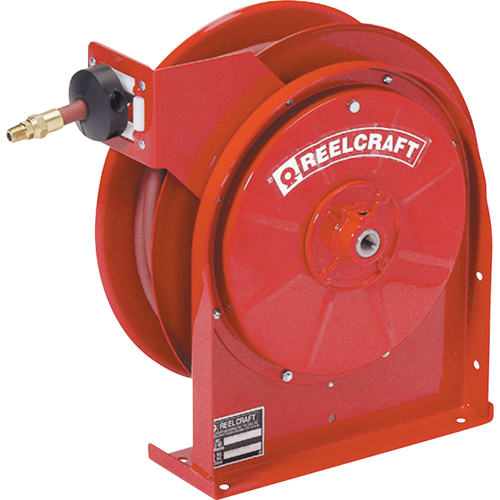 Hose Reels, Air/Water, 1/4" x 35', Single Hose, 300 psi NRZ Safety Inc.