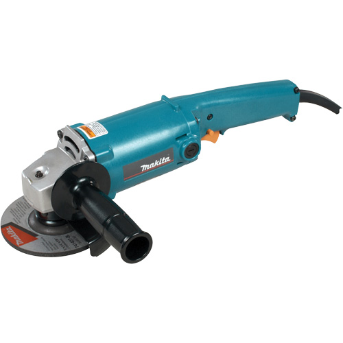 Meuleuse angulaire avec g&acirc;chette de s&eacute;curit&eacute; CA/CC &agrave; deux niveaux, 5", 120 V, 10 A, 12 000 Tr/min NRZ Safety Inc.