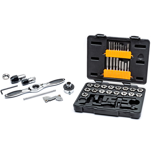 SAE Ratcheting Tap & Die Set, 42 Pieces NRZ Safety Inc.