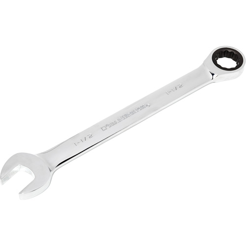 Cl&eacute; &agrave; rochet combin&eacute;e, 12 pans, 1-1/2", Fini Chrome NRZ Safety Inc.
