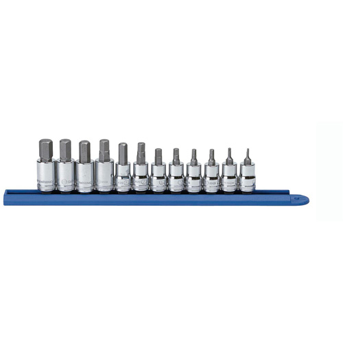 Metric Socket Set, Hex, 3/8" Drive, 12 Pcs NRZ Safety Inc.