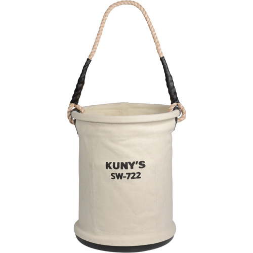 Heavy-Duty Buckets, 11" L x 11" W x 16" H, Canvas, Beige NRZ Safety Inc.