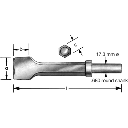 Burin pneumatique a/collier de r&eacute;tention NRZ Safety Inc.