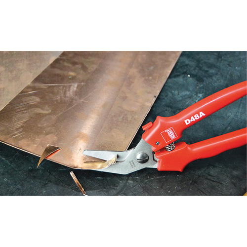 Offset Multi-Purpose Snips, 1-5/8" Cut Length, Straight Cut NRZ Safety Inc.