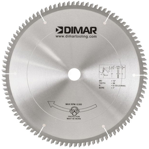 Melamine Saw Blade, 12", 96 Teeth, Wood Use NRZ Safety Inc.