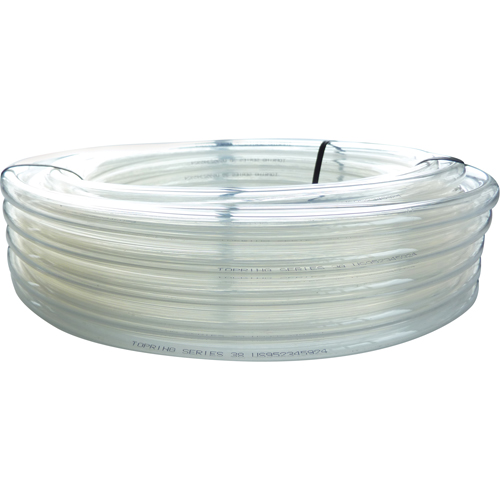 Tubing, Air/Water, 1" OD x 100' L, PVC, Clear, 35 PSI @ 20°C NRZ Safety Inc.