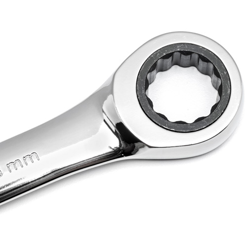 Cl&eacute; &agrave; cliquet combin&eacute;e &agrave; 72 dents, 12 pans, 30 mm, Fini Chrome/Poli NRZ Safety Inc.