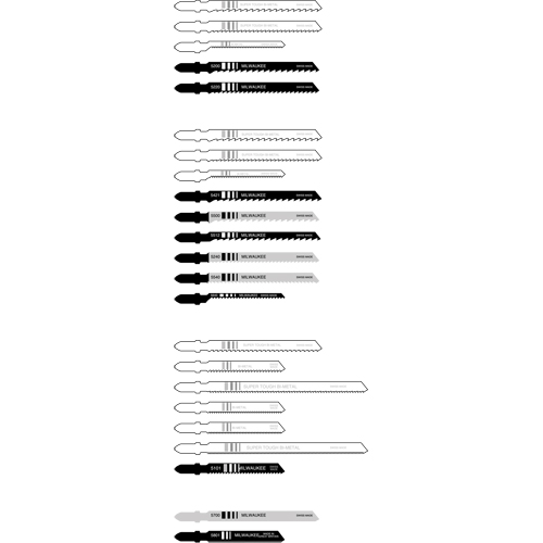Lame de scie sauteuse, Bim&eacute;tal, Tige en T, 4" lo, 6 dents par pouce NRZ Safety Inc.