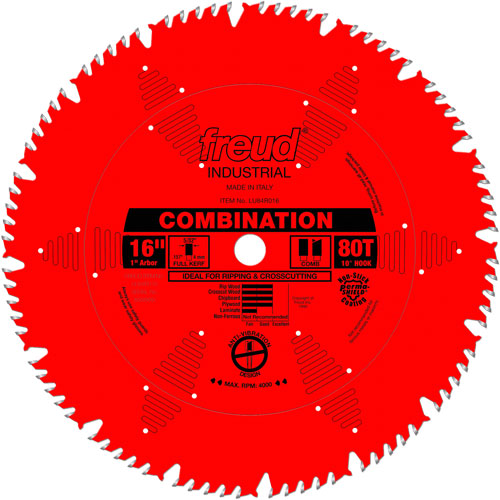 TCS Industrial Saw Blade - General Purpose, 16", 80 Teeth, Wood Use NRZ Safety Inc.