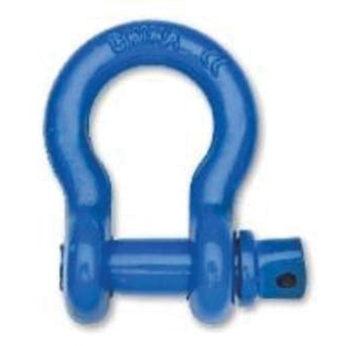 Farm Clevis Anchor Shackle, 1-1/8", Screw Pin, Coated NRZ Safety Inc.