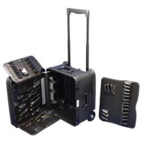 Trousse d'outils de service mobile sur 2 roues, 16-3/4" la x 13-1/2" p x 20" h, Noir NRZ Safety Inc.