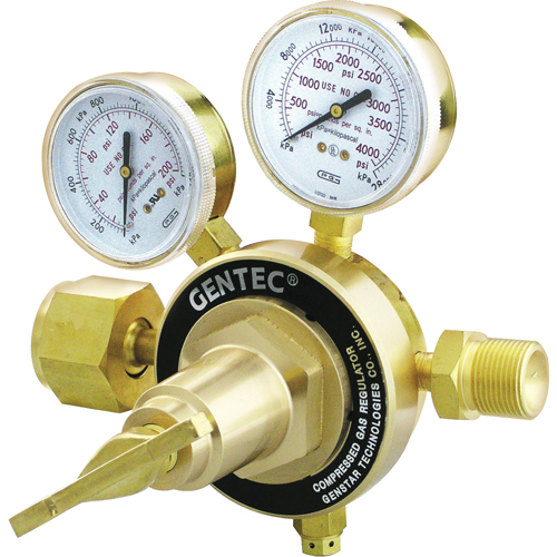 Heavy-Duty Manifold Regulator, Air/Inert Gases/Oxygen, 1"-11-1/2 NPS LH(M) Inlet NRZ Safety Inc.