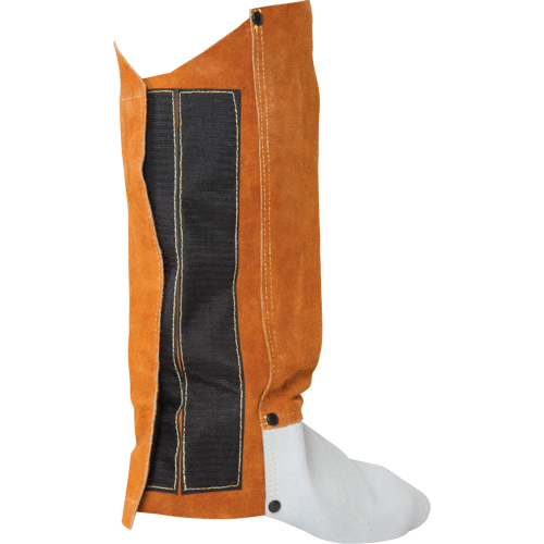 Leather Spats, 14" L, Lava Brown NRZ Safety Inc.