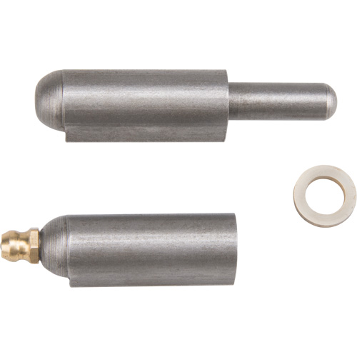 Weld-On Hinge, 0.512" Dia. x 3.15" L, Mild Steel w/Fixed Steel Pin NRZ Safety Inc.