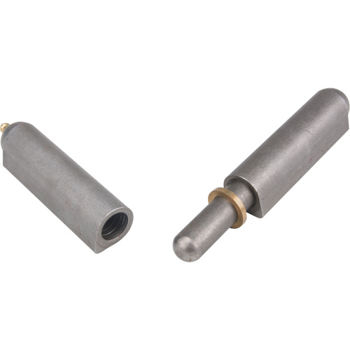 Weld-On Hinge, 0.906" Dia. x 7.874" L, Mild Steel w/Fixed Steel Pin NRZ Safety Inc.