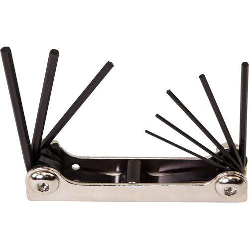 Folding Hex Key Set, 8 Pcs., Imperial NRZ Safety Inc.