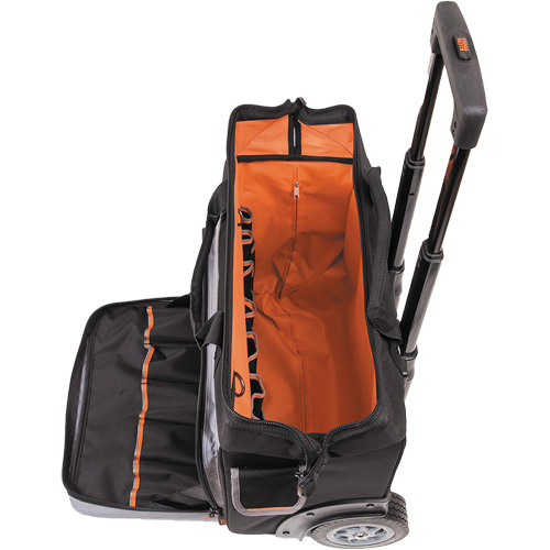Sac &agrave; outils roulant Tradesman Pro, Polyester balistique, 24 pochettes, Noir/Orange NRZ Safety Inc.