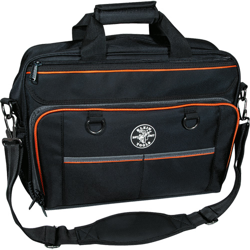 Tradesman Pro Tech Bag with Laptop Pocket, Polyester, 22 Pockets, Black/Orange NRZ Safety Inc.