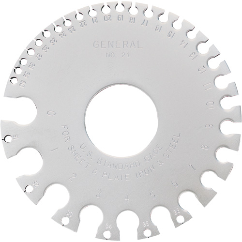 Jauge pour la t&ocirc;le NRZ Safety Inc.