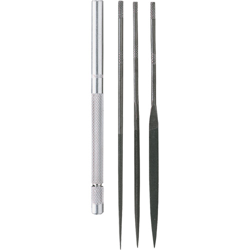 Needle File Set with Handle, 4 Pcs NRZ Safety Inc.