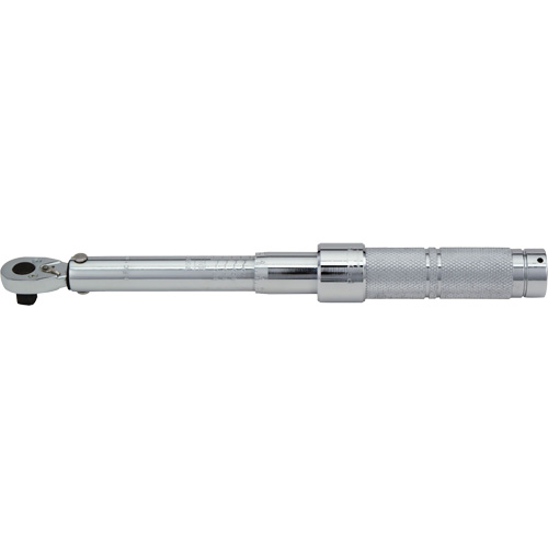 Cl&eacute; dynamom&eacute;trique microm&eacute;trique &agrave; cliquet, &agrave; cliquer, Entraînement 1/2" carr&eacute;, 50 - 250 lb-pi NRZ Safety Inc.