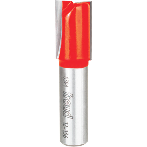 Router Bit - Double Flute Straight Bit, 5/8" Dia., 1-1/2" H, 2-1/2" L, 1/2" Shank NRZ Safety Inc.