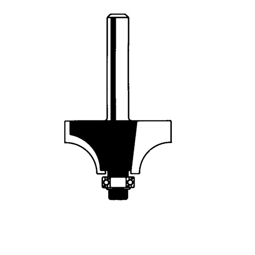 Router Bit - Beading Bit, 5/8" Dia., 1/4" Shank NRZ Safety Inc.