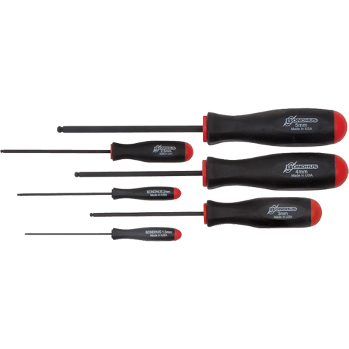 Jeux de tournevis ball driver - M&eacute;trique, 6 mcx NRZ Safety Inc.