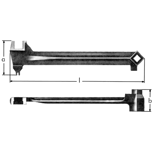 l&eacute;s &agrave; bonde, 2-1/2", Longueur de 15-1/15" NRZ Safety Inc.