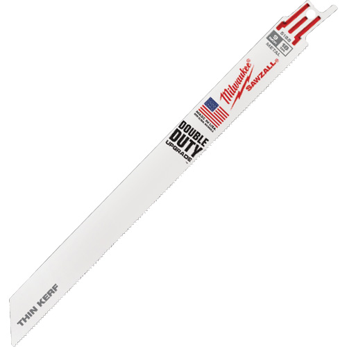 Sawzall&reg; Blade, Bi-Metal, 18 TPI, 9" L x 3/4" W NRZ Safety Inc.